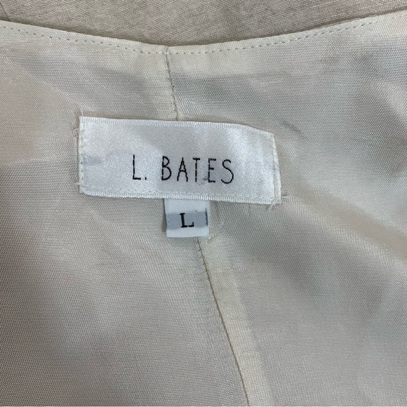 L. Bates Flax Tencel Sleeveless Maxi Dress - Picture 4 of 7